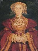 Hans holbein the younger Portrait of Anne of Cleves, Germany oil painting artist